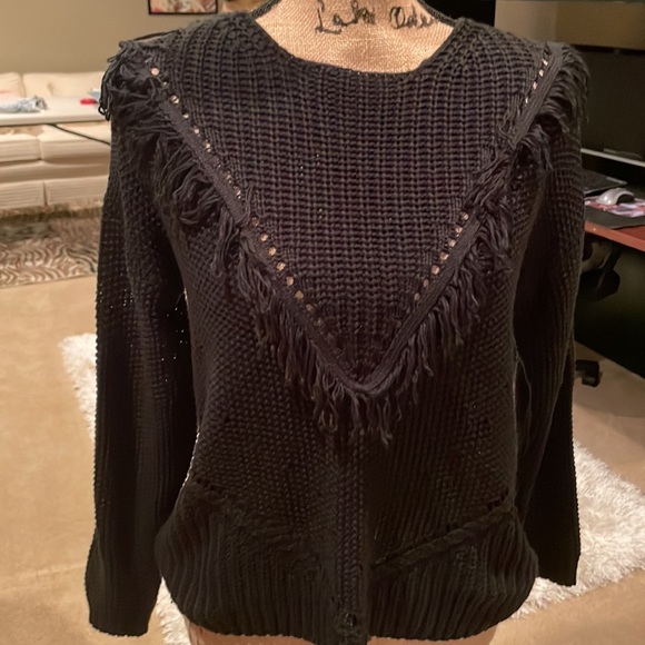 Fringe knit sweater - Picture 2 of 2